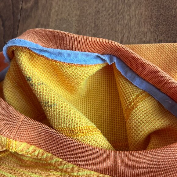 Patagonia vintage golden stripe capilene shirt S - Picture 10 of 11